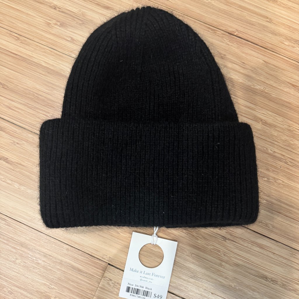Brand New With Tags Wyeth Nico Wool Beanie Black